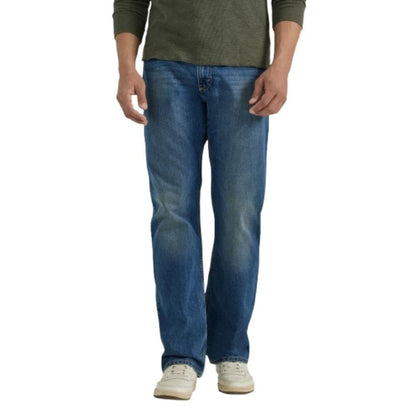 Wrangler Authentics Jean de Corte Holgado para Hombre - índigo (Medium Indigo) - 33W x 30L