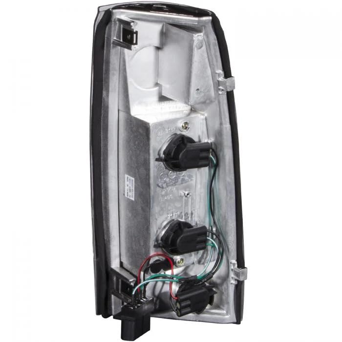 AnzoUSA 211157 - Luz trasera para camión Chevrolet GM, color rojo y humo (vendido en pares)