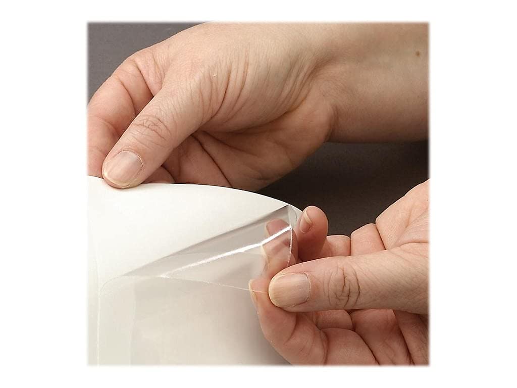Smead 68150 - Bolsillo para unidad flash USB autoadhesiva, 2 pulgadas de ancho x 3,5 pulgadas de alto, transparente 6 por paquete