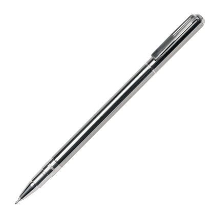 Bolígrafo Pentel Elegante y Ligero Tinta EnerGel Cuerpo Metálico Plata Estuche 1 Pieza-BL625A-A-EST