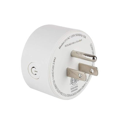 Tecnolite Connect - Enchufe Inteligente, Compatible con WiFi, Alexa y Otros Asistentes Virtuales de Voz, Control con App Connect para Celular, Multivoltaje, Capacidad 2000W, Iluminación Interiores