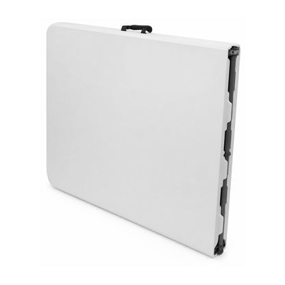 Mesa de Plástico Plegable Peldaños Color Blanca Modelo 703329