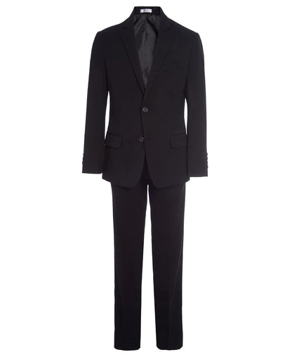 Calvin Klein Juego de Traje Formal de 2 Piezas. Juego de pantalón de Traje de Negocios para Niños - Negro - 18