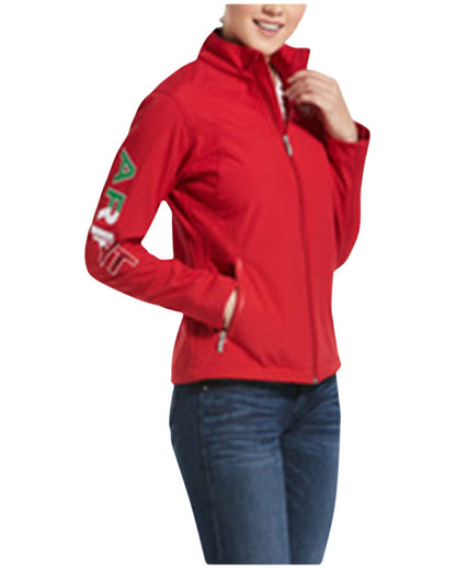 ARIAT Classic Team Mexico - chamarra resistente al agua Softshell para mujer