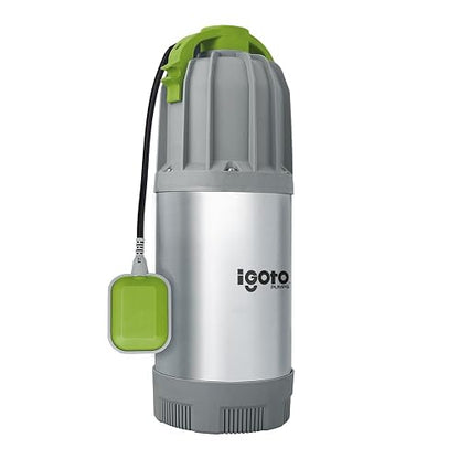 Igoto Pump Q1000 Bomba Sumergible de Acero Inoxidable, 1 ⅓ HP