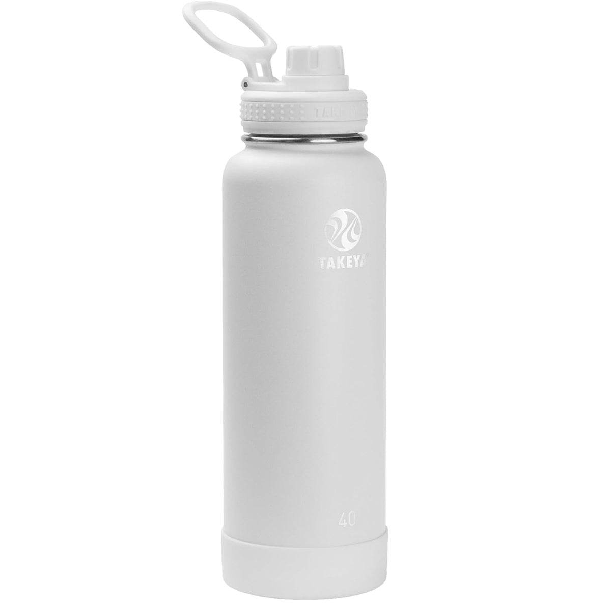 Takeya Actives Botella de Agua Aislada de Acero Inoxidable - 1.2 Litros - Activos - Acero inoxidable y plástico ABS