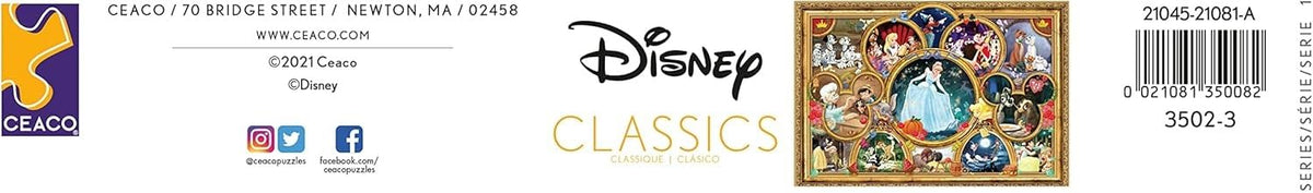 Ceaco - Rompecabezas Disney/Pixar de 2000 piezas de Disney Classics, para niños y adultos