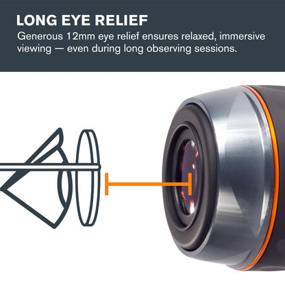 Celestron Luminos 7mm Eyepiece (Silver/Black)