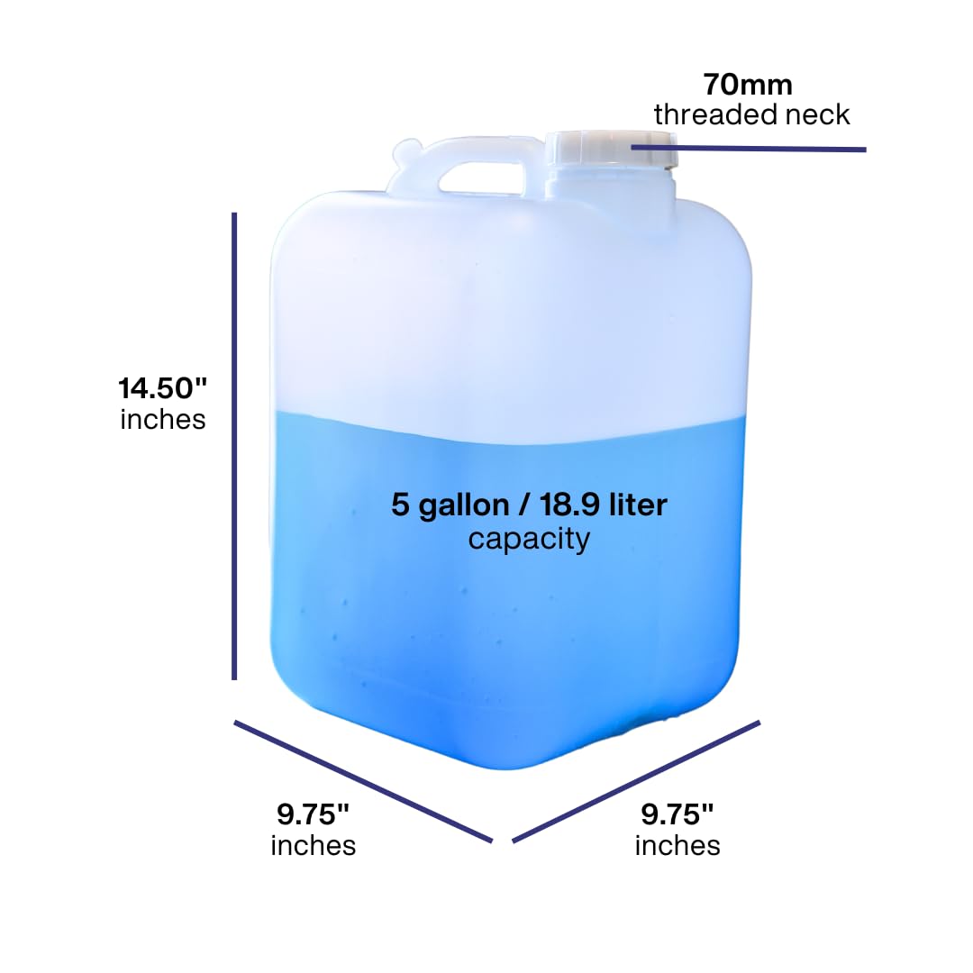 5 Gallon Plastic Hedpack with cap