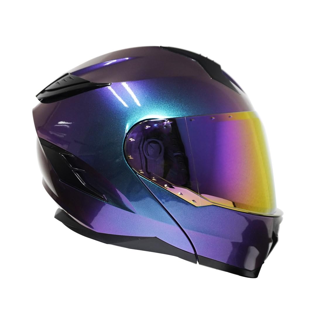 Casco ABATIBLE Edge Modelo X5A Visor Doble ANTIVAHO Certificado Dot Moto - Cascos Motocross Pegatina Pegatinas Protector Mujer y Hombre