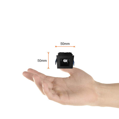 Tecnolite Lampara Empotrado en Techo Negro 3W Luz suave cálida 3YDLED3161MV30N