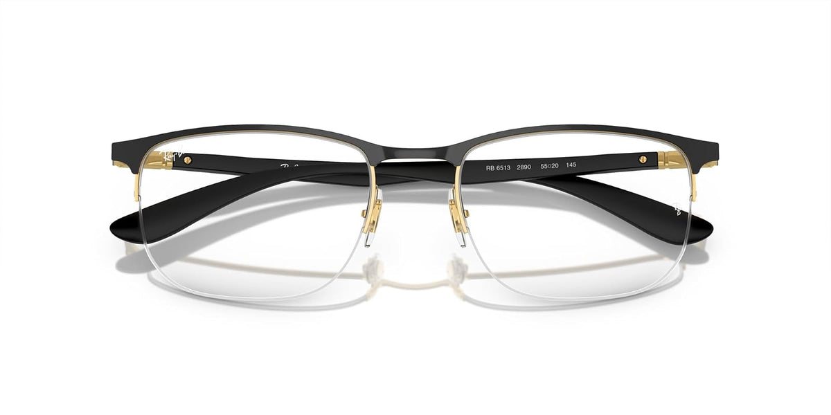 Ray-Ban Rx6513 - Marcos rectangulares para anteojos graduadas