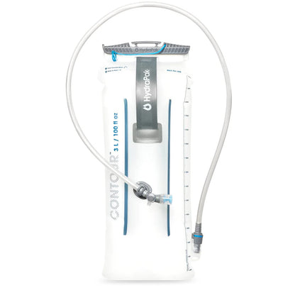 HydraPak Water Reservoir (1.5L, 2L, 3L) - Hydration Bladder Fits Most Backpacks – High-Flow Bite Valve, Leak Proof, Fully Reversible, and Dishwasher Safe