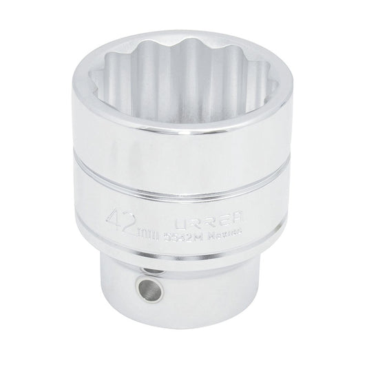 Urrea 5542M Dado cuadro de 3/4", 12 puntas, métrico, 42 mm