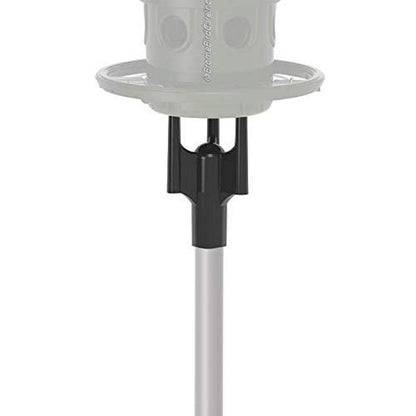 Adaptador de Poste de Ardilla para Montaje en Poste de Ardilla Buster Plus comedero para pájaros, Negro (alimentador no Incluido), diámetro Exterior de 1 Pulgada