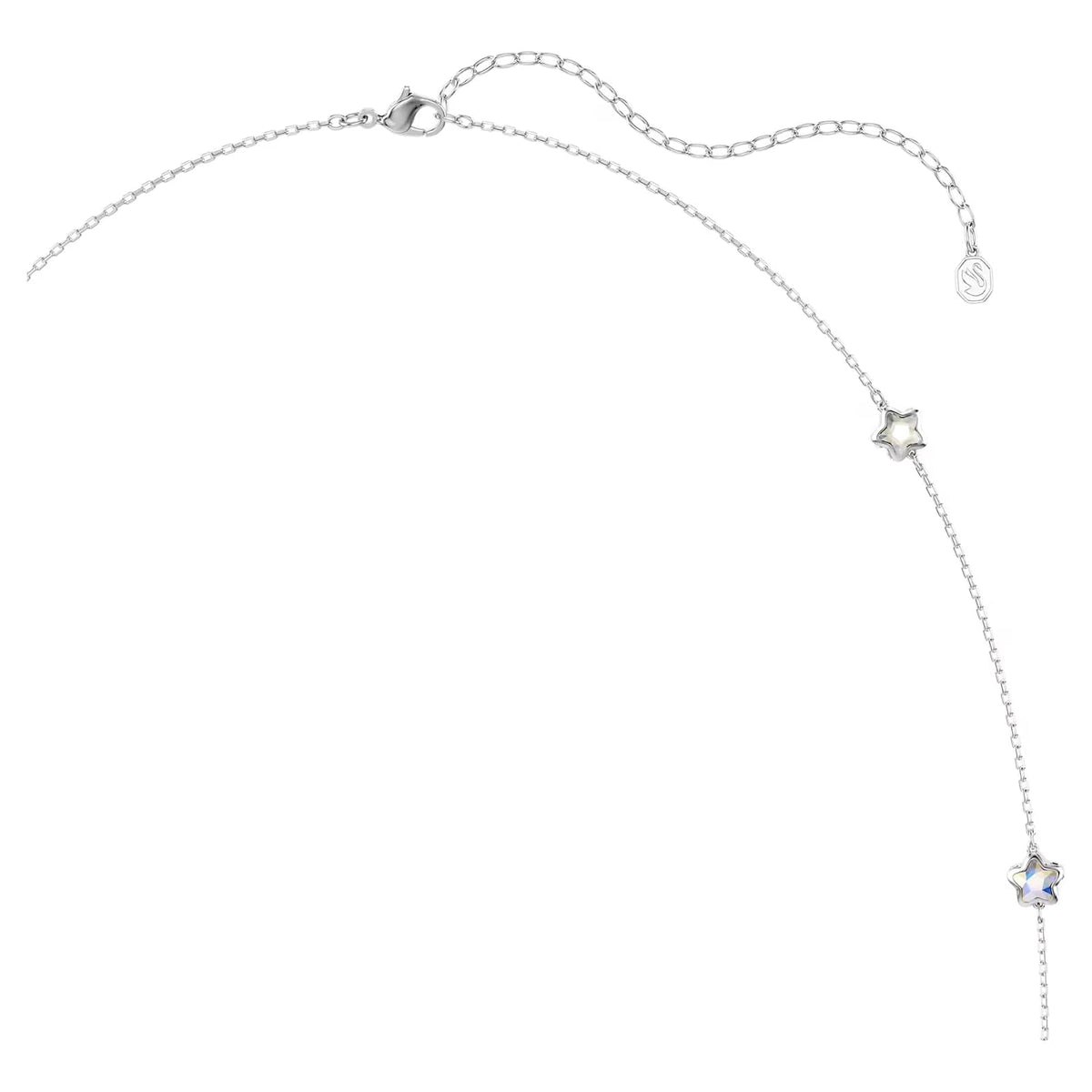 Collar Chroma, Estrella, Blanco, Acabado en rodio