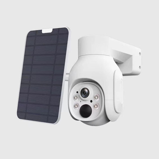 CIUEOARY Cámaras de Seguridad WiFi con Solar Alimentada, Full HD 3MP(2560 * 1440) Visión Nocturna, Cámara Inalámbricas Al Exterior IP66