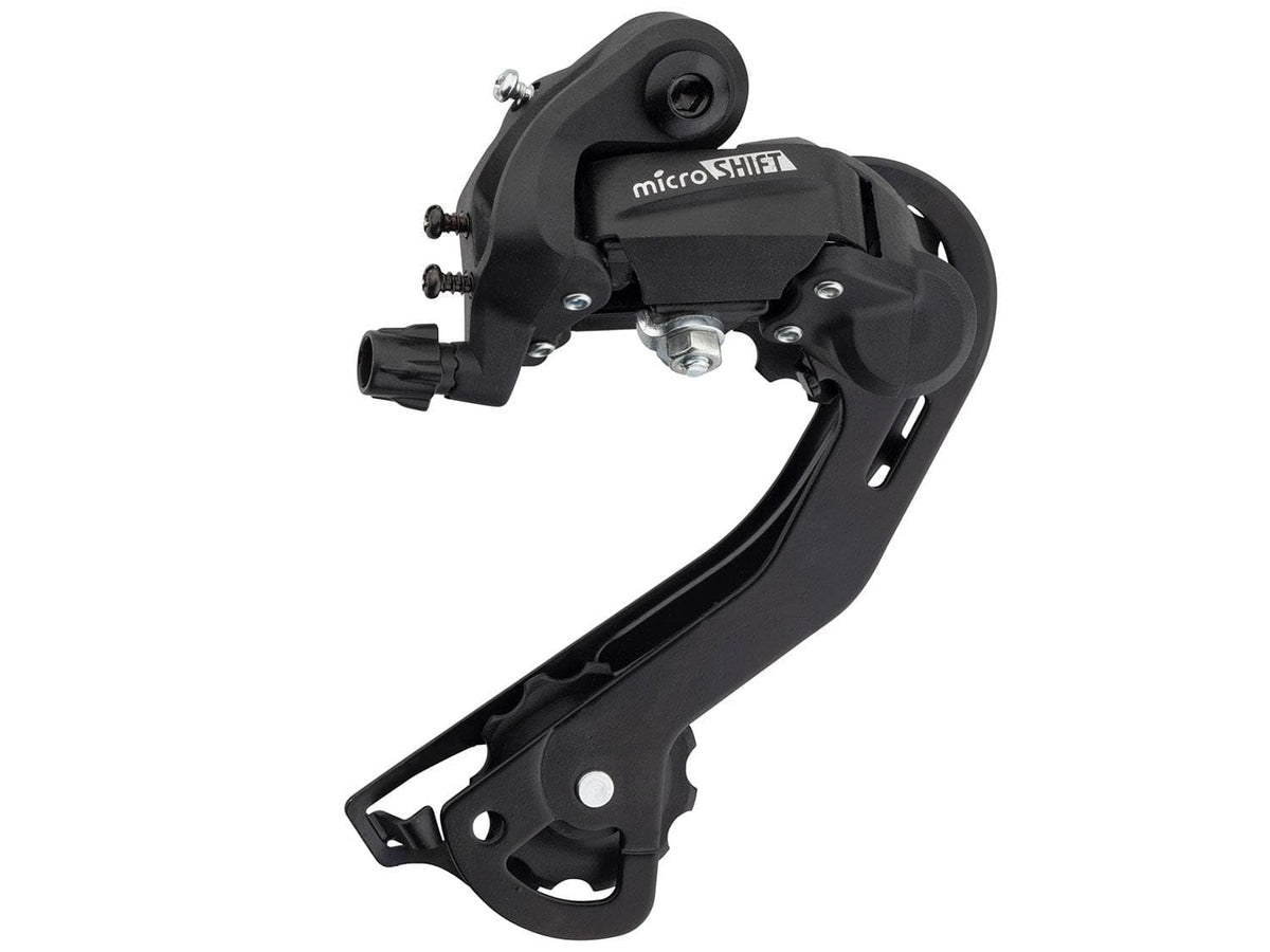MICROSHIFT Cambio Trasero MTB RD-M21L 6/7P. Acero Largo MAX. 32D Directo Negro