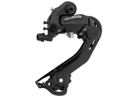MICROSHIFT Cambio Trasero MTB RD-M21L 6/7P. Acero Largo MAX. 32D Directo Negro