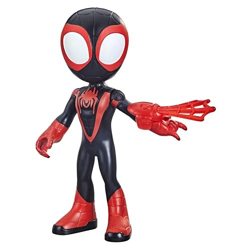 Marvel Hasbro Figura Miles Morales Spidey y Sus Amigos Articulada 22,5 cm