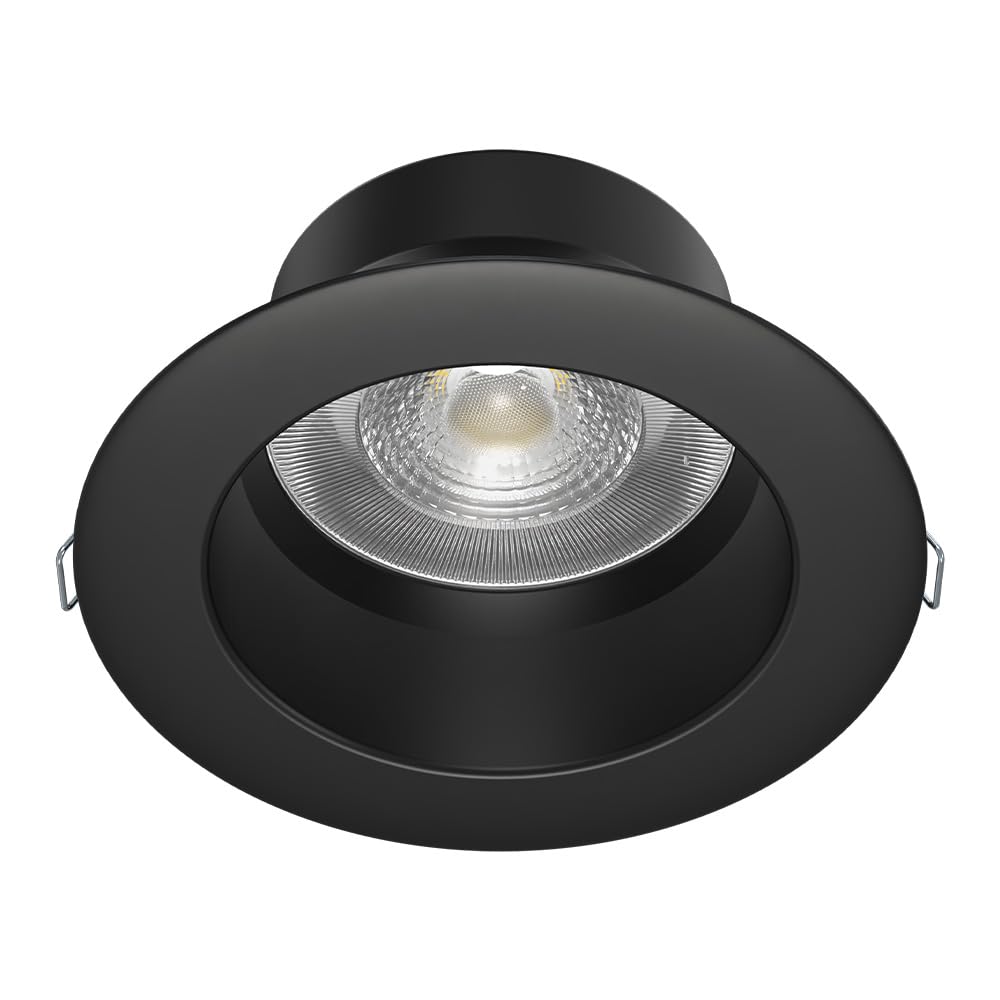 Tecnolite - Lámpara Empotrable de Techo Downlight LED 10 W, Luz Neutra, No atenuable, Multivoltaje