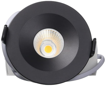 Tecnolite Lámpara Downlight LED Empotrable 9 W, Luz Suave Cálida, A Prueba de Vapor, LED integrado