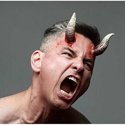 Appliance - Demoniak Horns, Aplicación de Cuernos, Pegatina de Látex de Diablito Ideal para Maquillaje de Halloween y Fiesta de Disfraces
