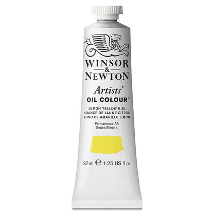 Winsor & Newton Artists' Oil Colour Pintura al Óleo Profesional, 37 ml - 37-ml Tube - Amarillo (Lemon Yellow Hue)