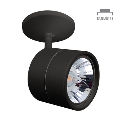 Tecnolite Lámpara Spot de Sobreponer Dirigible Potencia Máx. 60 W, Base G53, Interiores, No incluye foco