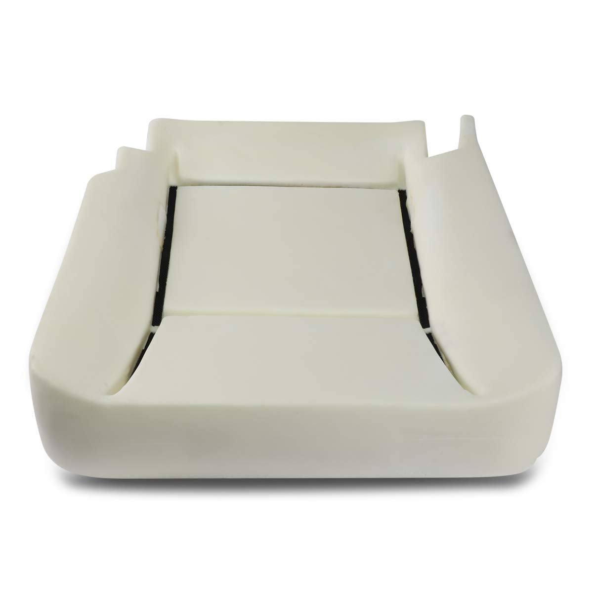 DNA Motoring ZTL-Y-0036 Cojín Inferior Asiento Conductor Blanco para Dodge Ram 06-10 (Asientos Tela)