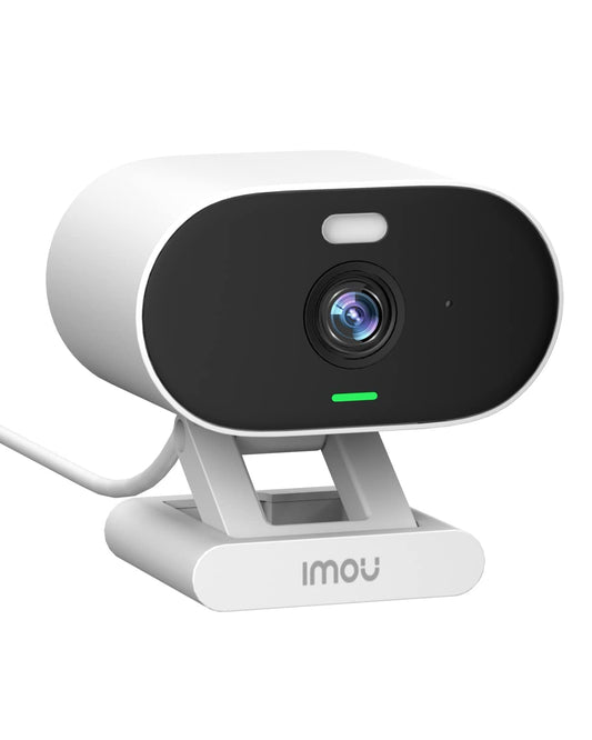Cámara de Seguridad para Exteriores/Interiores, cámara Wi-Fi 1080P de 2.4 GHz, cámara IP con Cable Impermeable IP65 con visión Nocturna de Color, detección Humana, Foco, Alarma de Sonido
