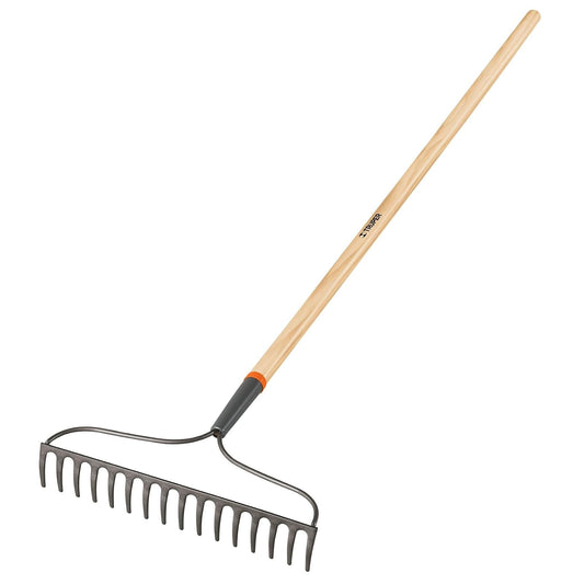 Truper R-16AM, Rastrillo jardinero Classic, 16 dientes, mango 54"