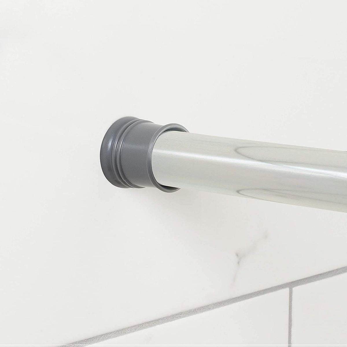 Zenna Home Zenith Products 502S, de Giro, Apretado, tensión Ajustable Barra de Ducha, Cromado, 24-40 Inches, 1