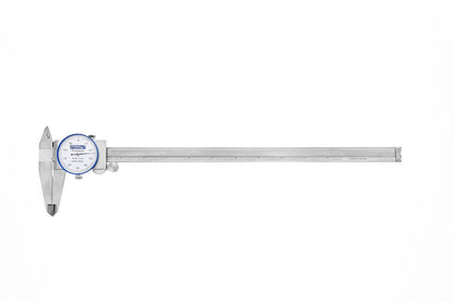 Fowler Calibrador de Carátula Premium 0-8", Acero Inoxidable - 0-12" Measuring Range, 0.001" Graduation Interval - Blanco