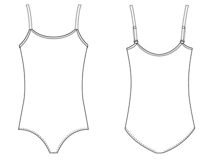 Bloch Dance - Maillot de Tirantes Ajustables para niñas