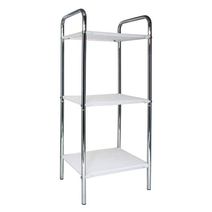 Art & Home Estante Cromado para baño con 3 charolas HB-5550