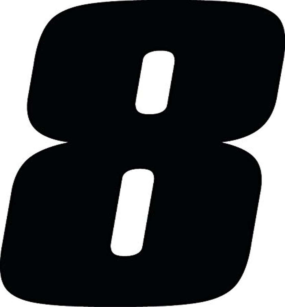 Dirt Digits DD43B-8 - Vinilo Troquelado (4 Pulgadas, 10 cm), Color Negro - Negro - 8