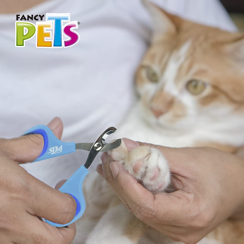 Fancy Pets Tijera Cortauñas para Gato Chico con Mango Antideslizante