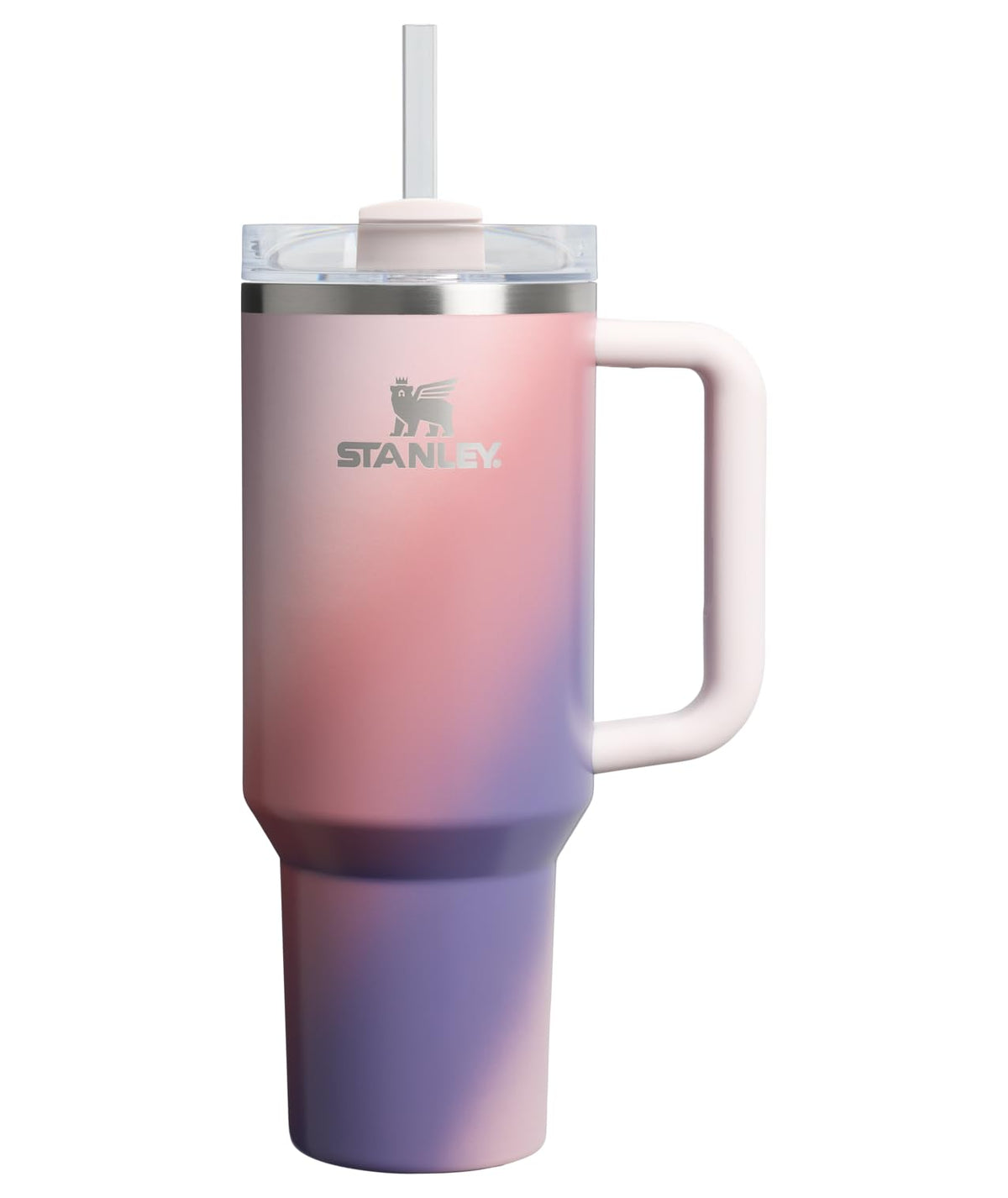 Stanley Quencher H2.0 Vaso con Popote y Tapa FlowState - 40 Ounces - Espiral del amanecer