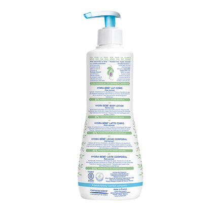 Mustela Hydra Bebé, Loción Corporal Hidratante, 500ml