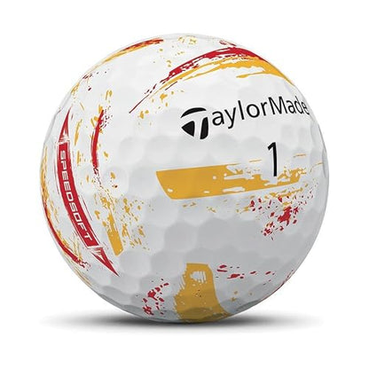 Taylormade Golf Speed - Pelotas de Golf de Tinta Suave NFL