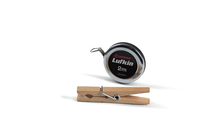 Lufkin W606PM Cinta Métrica de Bolsillo Diámetro Ejecutivo de 6 mm x 2 m, Milímetros