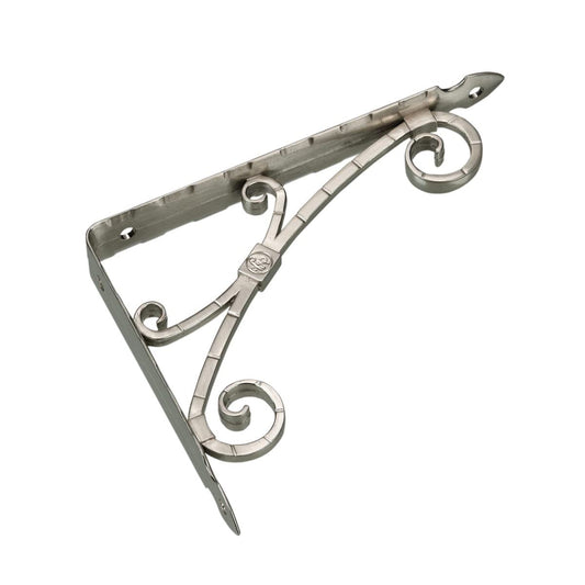 Richelieu 4975 nb070 V decorativos Shelf Bracket, níquel cepillado, 7 3/81,3 cm