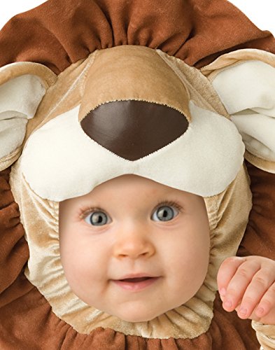 InCharacter - Disfraz de león adorable para bebé, marrón, marrón claro, (Brown/Tan/Cream), X-Small (0-6 Months)