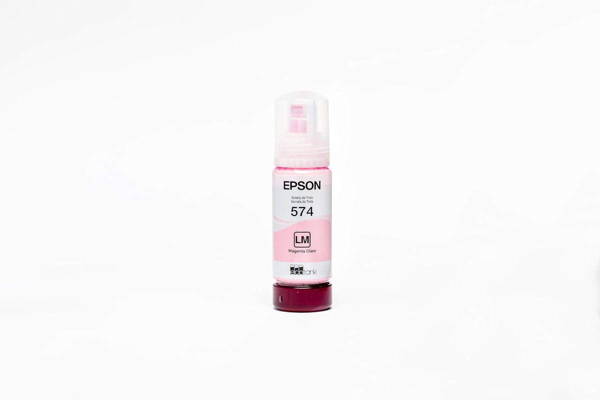 Epson Botella de Tinta Color Magenta Claro T574 65 mililitros para Impresora L8050