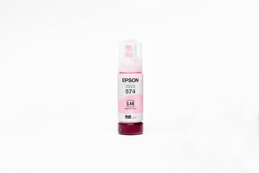 Epson Botella de Tinta Color Magenta Claro T574 65 mililitros para Impresora L8050