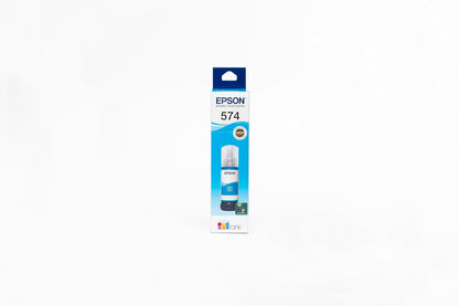 Epson Botella de Tinta Color Cian T574 65 mililitros para Impresora L8050