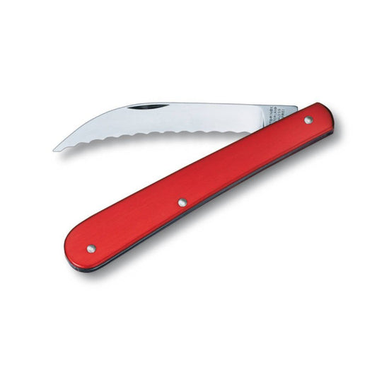 Victorinox Navaja Curva Dentada, Roja, 91 Milímetros