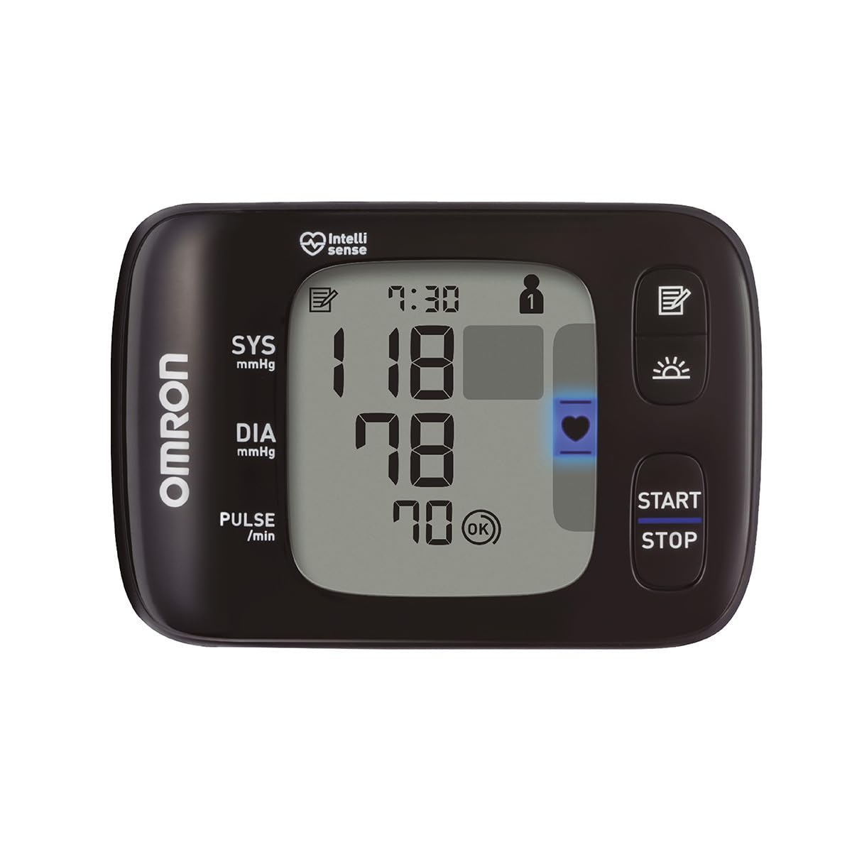 OMRON HEM-6232T Intelli IT – Baumanómetro Digital de Muñeca Portátil con Bluetooth y App OMRON Connect Gratuita, Clínicamente Validado