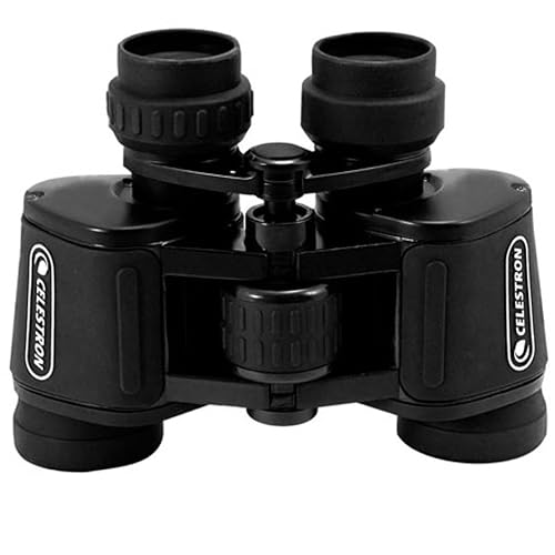 Celestron – Binocular UpClose G2 7x35 – Óptica de Revestimiento múltiple para observación de Aves, Vida Silvestre, Paisaje y Caza, Binocular Porro Prism para Principiantes – Incluye Funda de